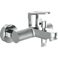 Schütte Wannenarmatur Futura Mischbatterie Badewanne, Wasserhahn Bad, Wannenarmatur in Chrom
