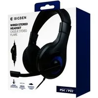 BigBen 5 Stereo Gaming Headset schwarz für PS5 BB006339 Zubehör PlayStation 4