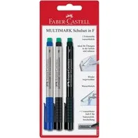 Faber-Castell Folienstift FABER CASTELL Folienstift Overheadstift 3ST Multimark