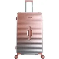 Saxoline® blue Koffer Elite L Trunk Trolley Spinner 76 cm, 4 Rollen, TSA-Zahlenschloss
