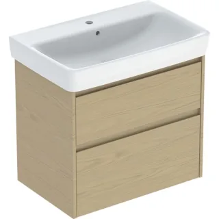 Geberit Renova Plan Set Waschtisch mit Unterschrank, zwei Schubladen: 75x69.7x44.6cm, 504037PS1 504037PS1
