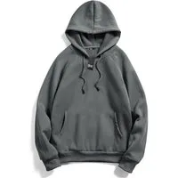 RMK Kapuzenpullover Damen Pullover Pulli Hoodie Sweater Basic Oversize mit Kapuze in Unifarbe