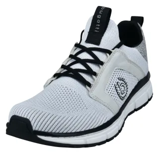 bugatti Sneaker, Schnürschuh, Halbschuh, Freizeitschuh, Kontrastbesatz an der Ferse