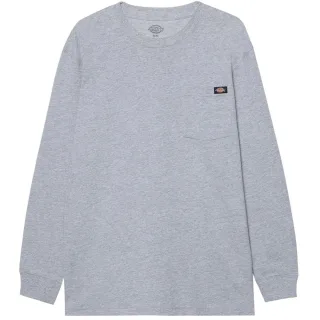 Dickies - "Luray" T-Shirt Tasche für Herren Langärmlig (Holzkohle)