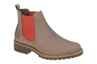Ecco 244603 ELAINE Damen Stiefeletten Chelsea-Boots Grau Stone Robuste Profil...