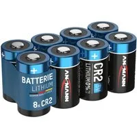 ANSMANN AG Batterien CR2 Lithium, 8 Stück, Spezial Batterie