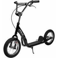 Apollo Scooter Retro Scooter Paradise City Roller mit 12,5 Zoll Luftreifen, Tretroller für Kinder und Jugendliche mit extra breiter Trittfläche