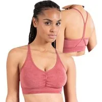 Smilodox Sport-BH Batik Acid Scrunch, Rutschfester Bra mit Batik Waschung Seamless Sport Bra Blickdicht Atmungsaktiv Yoga Fitness Freizeit