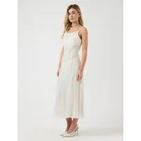 Y.A.S Spaghettikleid YASTHEA STRAP LONG DRESS S. NOOS Sommerkleid