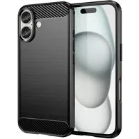CoolGadget Handyhülle Carbon Handy Hülle für Apple iPhone 17 6,3 Zoll, robuste Telefonhülle Case Schutzhülle für iPhone 17 Hülle