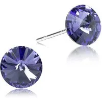 LUISIA® Paar Ohrstecker Ohrringe "Rivoli" mit 6 mm Kristallen von Swarovski® (2-tlg., inkl. Schmuckbox)