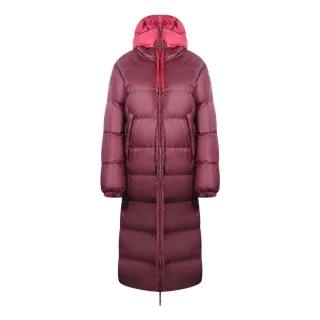 Parajumpers Schlafsack, wendbare rote Daunenjacke mit langer Kapuze