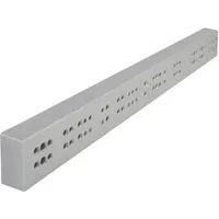 SO-TECH® Schubkasten Distanzleiste für Schubkastenführungen (BxHxT) 25x50x486 mm (1 St), silbergrau, für Innenauszug