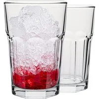 KONZEPT Gläser-Set Wassergläser Set 320ml Transparent - Trinkgläser, 12-tlg., Set Gläser für Wasser, Saft und Cocktails