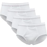Erwin Müller Slip Herren-Slip 4er-Pack Feinripp Uni