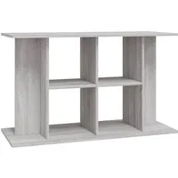 vidaXL Aquariumunterschrank Aquariumständer Grau Sonoma 100x40x60 cm Holzwerkstoff