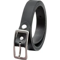 COLOGNEBELT Ledergürtel OM11-SL-Schwarz MADE IN GERMANY, Schwarz Kürzbar, 100 % Echtleder, Unisex
