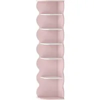 en.casa Kinderregal, »Vestnes« MDF 108 x 27 x 27 cm Cotton Candy / Weiß