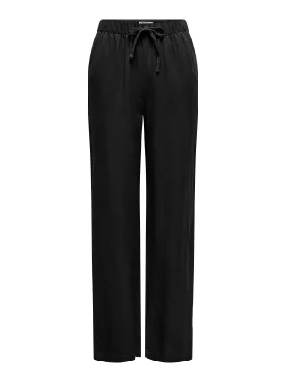 ONLY - ONLGOA MW LINEN BL PULL-UP PANT CC PNT Black - Gr. - 32