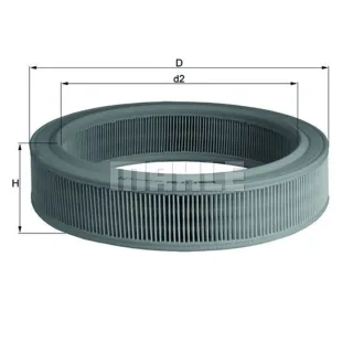 Mahle Luftfilter Seat Skoda VW LX568