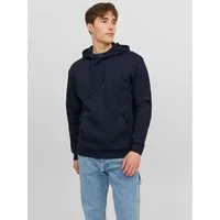 Jack & Jones Hoodie BRADLEY Hoodie (1-tlg) Kapuze, Kordel, Bauchtasche