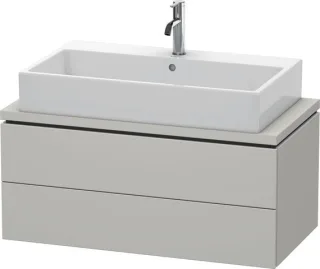 Duravit L-Cube Konsolenwaschtischunterbau wandhängend Betongrau Matt 920x477x400 mm - LC580800707 LC580800707