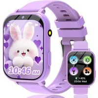 clleylise Digitalwatch Spielen Kamera Schrittzähler Touchscreen Kinder's Smartwatch (2,5 cm, Android iOS), Fitness-Tracker mit Spielen & Schrittzähler ab 6 Jahren Touchscreen