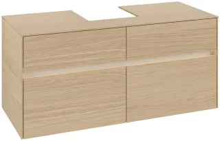 Villeroy & Boch Waschtischunterschrank Collaro C097B0 1200x548x500mm mit Beleuchtung Nordic Oak C097B0VJ