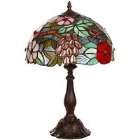 BIRENDY Stehlampe Birendy 12 Zoll Tischlampe Tiffany Libelle groß Motiv Lampe