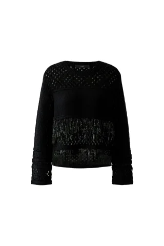 Oui - Pullover black - Gr. - 42