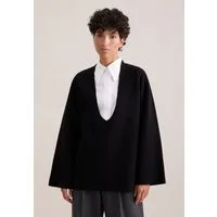 seidensticker Strickpullover 1/1 V-Neck Uni