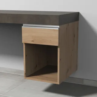 Sanipa Anbau-/Solitärschrank 2morrow (L2351) 510x350x520 Eiche-Natural-Touch, L235185 L235185