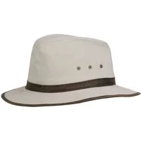 Stetson Fischerhut Baumwoll Traveller mit Lederimitat