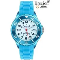 Brecjon Quarzuhr Kinder Armbanduhr glow in the dark 5ATM Silikon, kostenloser Versand