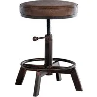 CLP Sitzhocker Destin (1 St., 1er), im Industrial Design, mit Kunstlederbezug
