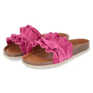 Palado Pantoletten VILNADO - Gr. 36 - Pink - Rauleder