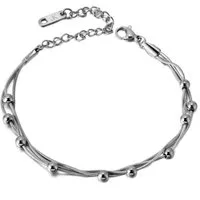 Kim Johanson Armband Dream (1-tlg), verstellbar, mit Kugeln aus Edelstahl, modern & leicht