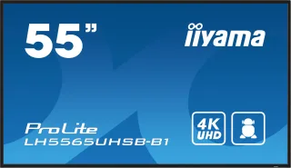 Iiyama ProLite LH5565UHSB-B1 Digital Signage Display 139cm (54.6") 4K UHD | lh5565uhsb-b1 | IPS - 8ms