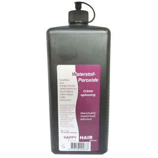 Happy Hair Wasserstoff-Peroxid 3% Creme Entwickler für Coloration Haar Farbe 1l