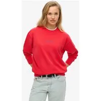 Superdry Sweatshirt CORE LOGO CITY LOOSE CREW aus Baumwolle und Sweatware, Relaxed Fit, mit Rundhalsausschnitt