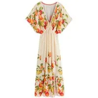 B by Ted Baker Strandkleid B by Ted Baker Viskose-Kleid mit Obstmuster (1-tlg)