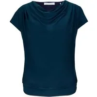 bianca Wasserfallshirt WIEBKE - Lockeres Kurzarmshirt mit Wasserfallausschnitt