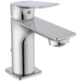 Ideal Standard Waschtisch-Armatur H75 Ceralife C Ausladung 95mm mit Ablaufgarnitur Chrom, BE121AA BE121AA