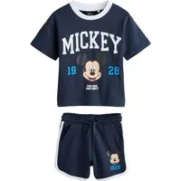 Next Shirt & Shorts Micky Maus Kurzärmeliges T-Shirt und Shorts im Set (2-tlg)