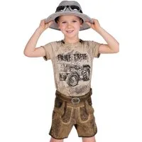Isar-Trachten Lederhose Lederhose Kinder - MILO - eiche