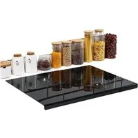 LIANNA Schneidebrett Acryl-Schneidebrett mit Thekenrand, BPA-frei & lebensmittelsicher, Acrylmaterial, (Set, 1-St., 1), Zum Schutz von Arbeitsplatten, vielseitig & leicht zu reinigen