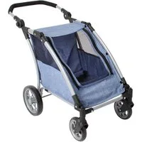 CHIC2000 Puppen-Zwillingsbuggy Puppen-Trailer Roadster, für zwei Puppen