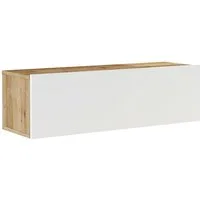 en.casa TV-Schrank »Lapinlahti« 100x31,5x29,5cm Eiche rustikal/Weiß