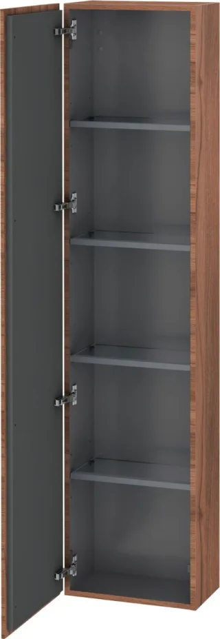 Duravit L-Cube Hochschrank Nussbaum Matt 400x243x1760 mm - LC1170L7979 LC1170L7979