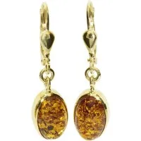 OSTSEE-SCHMUCK Paar Ohrhänger Ostsee-Schmuck Ohrhänger Classic 11 x 7 mm (2-tlg)